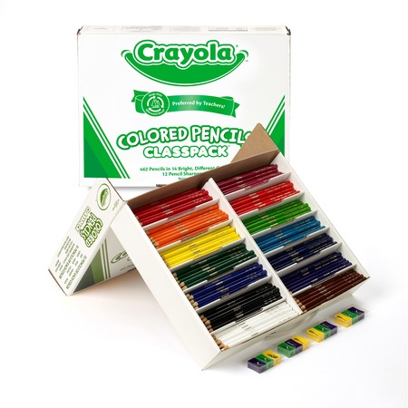 Wholesale Crayola BULK Colored Pencils: Discounts on Crayola 462-Piece Class Pack Colored Pencils CYO688462