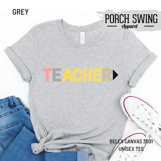 Teacher Pencil Shirt, Inspirational Kindergarten Elementary Gift