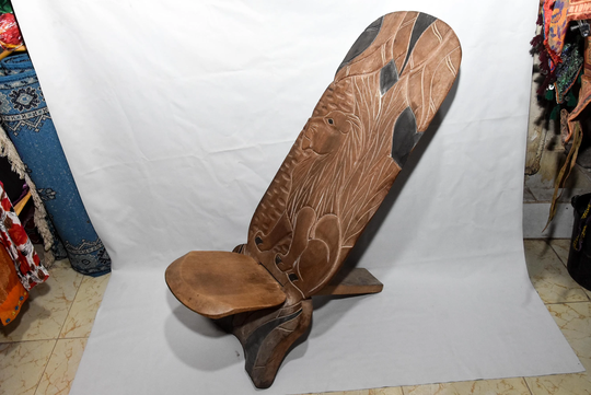 African Chair Dogon Seat Dignitary Throne, Stool