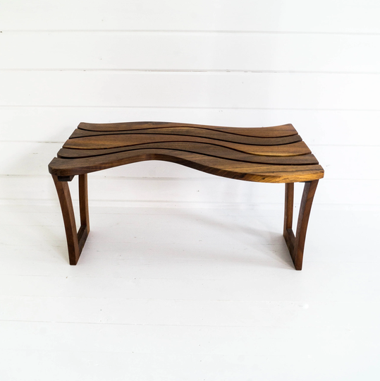 Solid Walnut Coffee Table | Modern Oak Contemporary Unique Wood Furniture Hand Made Nesting Tables