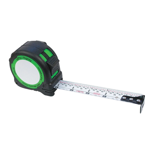 2 Pack FastCap 25' Feet Standard Lefty/Righty Reverse Measuring Tape