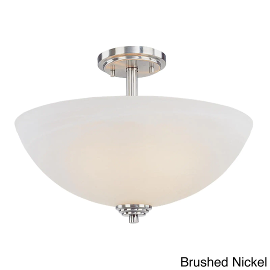Avery Home Lighting Minimalist 3-light Semi-flush Mount Pendant