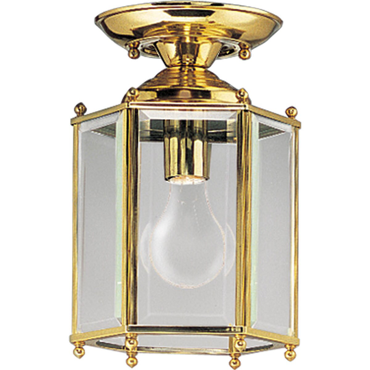 Progress Lighting P5834-10 Beveled Glass 1-light Close-to-ceiling