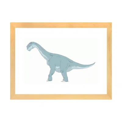 Camarasaurus Pencil Drawing with Digital Color by Alice Turner - Graphic Art Print