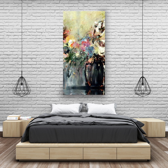 Fine Art Studio Colorful Bouquets Panel II by R. Bolokofsky