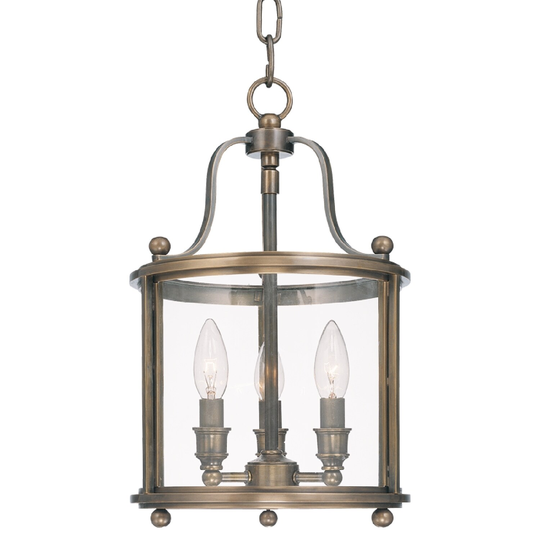 Hudson Valley Mansfield 3-light Pendant, Distressed Bronze