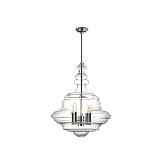 Hudson Valley Lighting Washington 5-light Large Pendant, Nickel