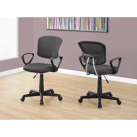 Grey Mesh Juvenile Adjustable Office Chair
