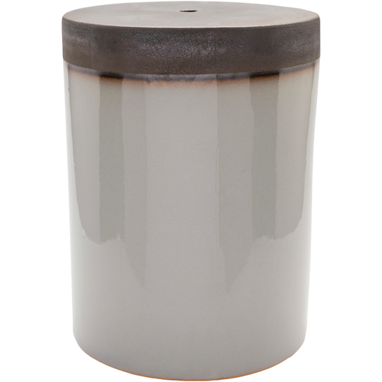 18" Palominas Elephant Gray Brown Outdoor Patio Garden Stool