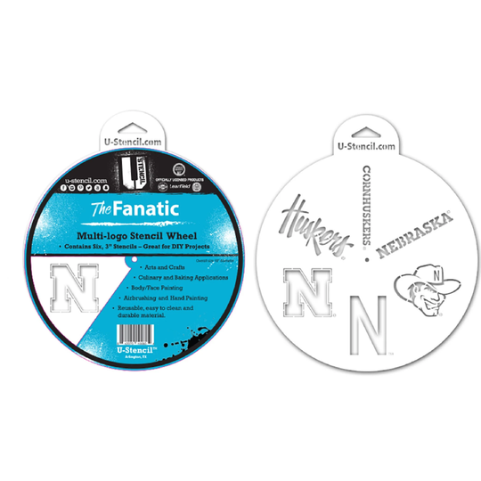 Nebraska Cornhuskers Stencil Wheel - The Fanatic