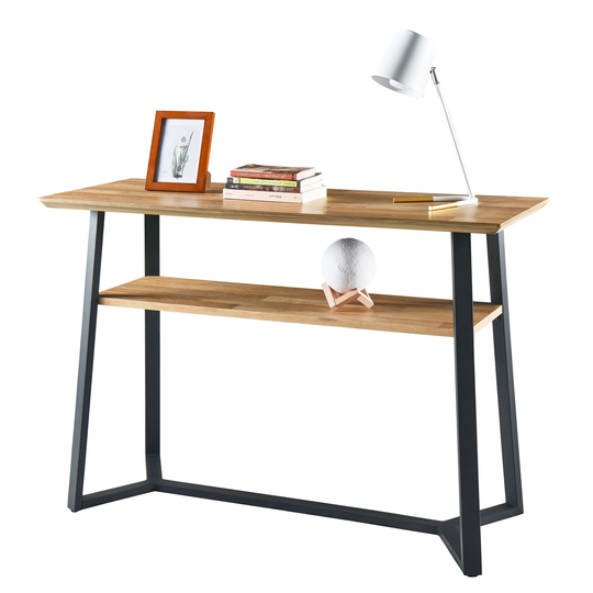 Narrow Coffee Table Entryway Table with Shelf