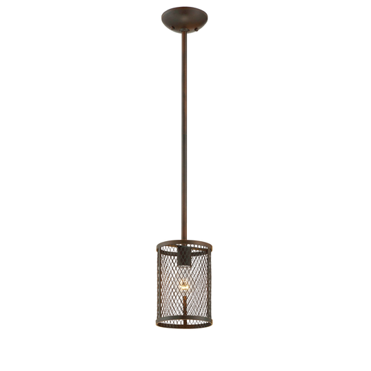 Millennium Lighting Metal 1 Light Mini-Pendant Fixture in Multiple Finishes