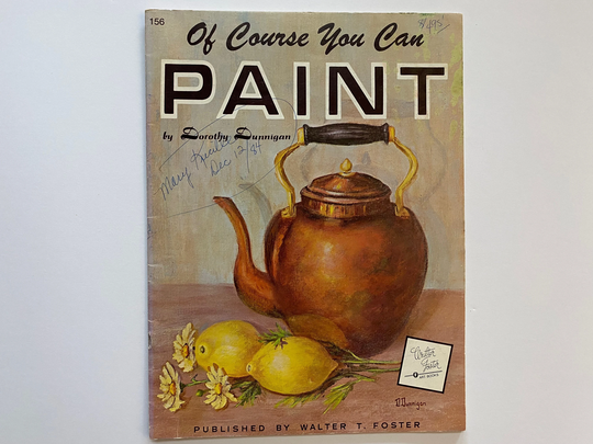 How To Draw & Paint Walter T Foster Publication Charcoal Crayon Pencil 50S 60S Realism Art Magazine Book Of Course You Can