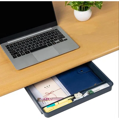 Under Desk Drawer - Under Desk Storage Table Hidden Drawer Desk Storage For Office School Pens Pencils Paper Phone