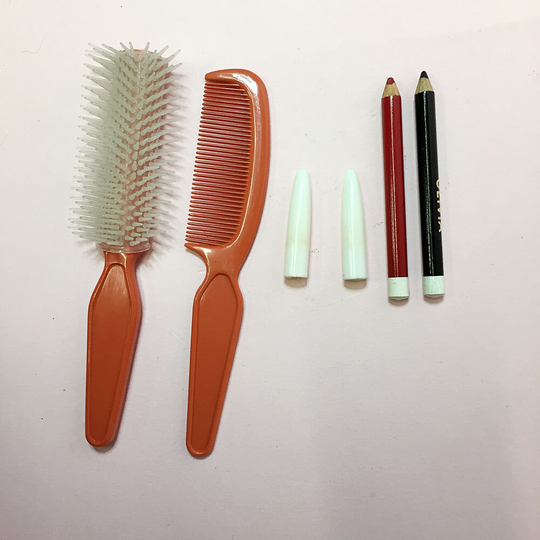 Vintage Battat-Arlee Comb Hair Brushes Make-Up Pencils Olivia Doll Our Generation Fashion Design Style Accessories 18" American Girl-Style