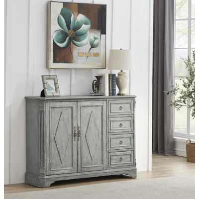 Redner 56" Wide 4 Drawer Sideboard