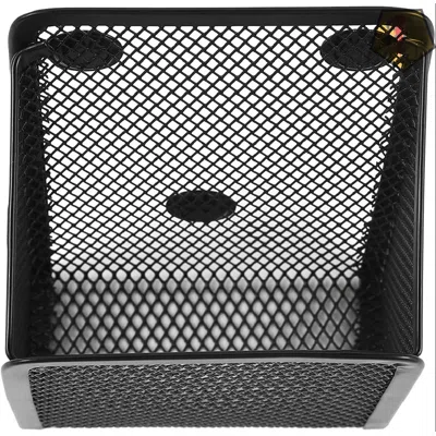 Magnetic Pencil Holder,Mesh Stainless Steel Pen Basket, Metal Writing Utensil Storage Organizer For Whiteboard,Blackboard,Kitchen, Home, Or Office