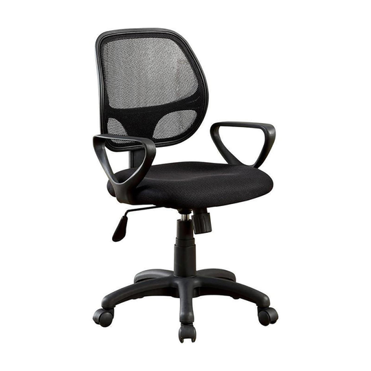 Mesh Fabric Office Chair in Black