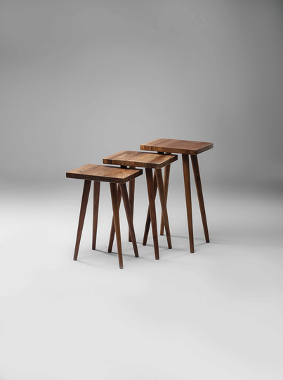 Nesting Walnut Side Tables/Accent End