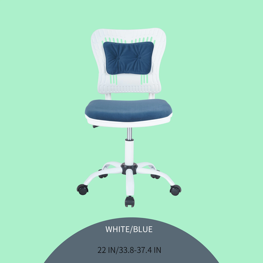 EYIW Set of 1 Office Chair, Ergonomics Task Chair with Lumbar Pillow for living room home office