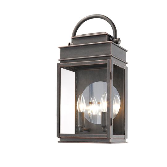 Artcraft Fulton 2-Light Outdoor Wall Light in Oil Rubbed Bronze