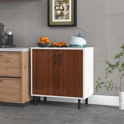 Ebern Designs 2-door Sideboard Buffet Storage Cabinet Kitchen Cupboard With Adjustable Shelf