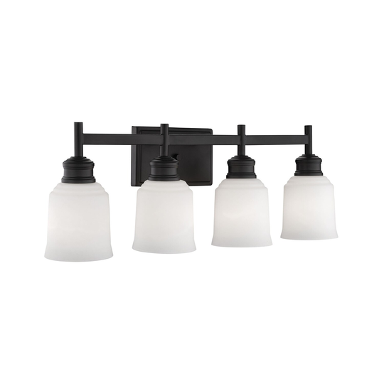 Millennium Lighting Burbank 2 Light Bathroom Vanity Fixture in Matte Black