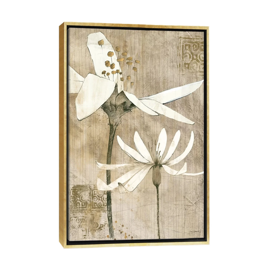 iCanvas "Pencil Floral II " by Avery Tillmon Framed Canvas Print