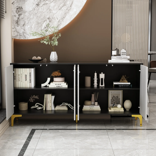 Sideboard Buffet Living Room/Kitchen Adjustable Shelf End Table