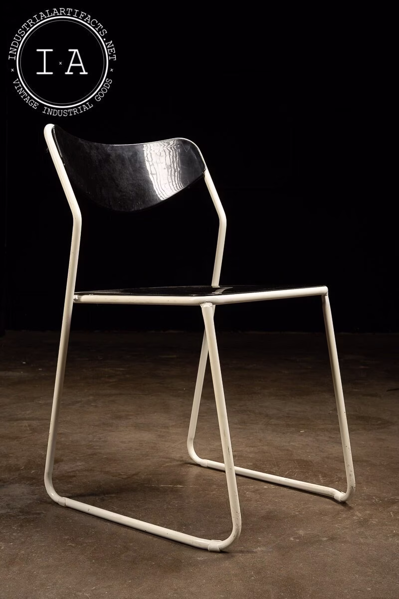 Post Modern Black & White Chair