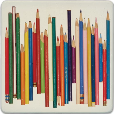 Colored Pencils Square Trivet