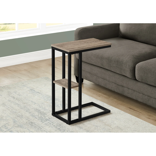 Side Table C Table - 1 Storage Shelf Rectangular - 25 In. H - 18.25" x 10.25" x 25.25"