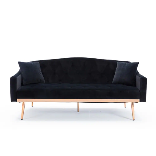 Velvet Sofa Accent Sofa Loveseat Sofa with Stainless Feet