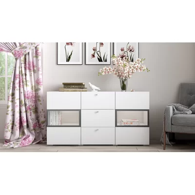 Morton 52" Wide 3 Drawer Sideboard