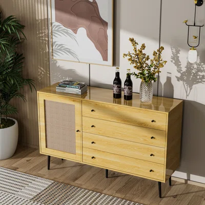 Bohara 55" Wide 4 Drawer Sideboard