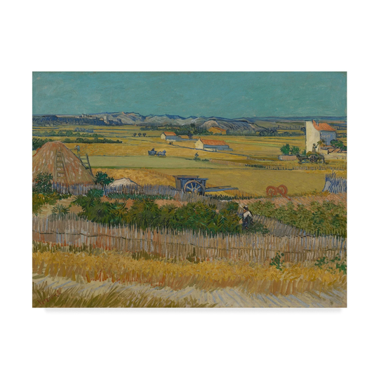 Vincent Van Gogh 'The Harvest' Canvas Art - Multi-color