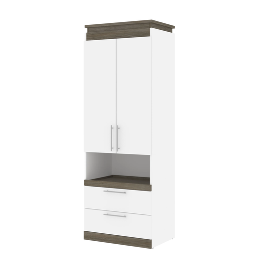 Bestar Orion 30W Storage Cabinet with Pull-Out Shelf