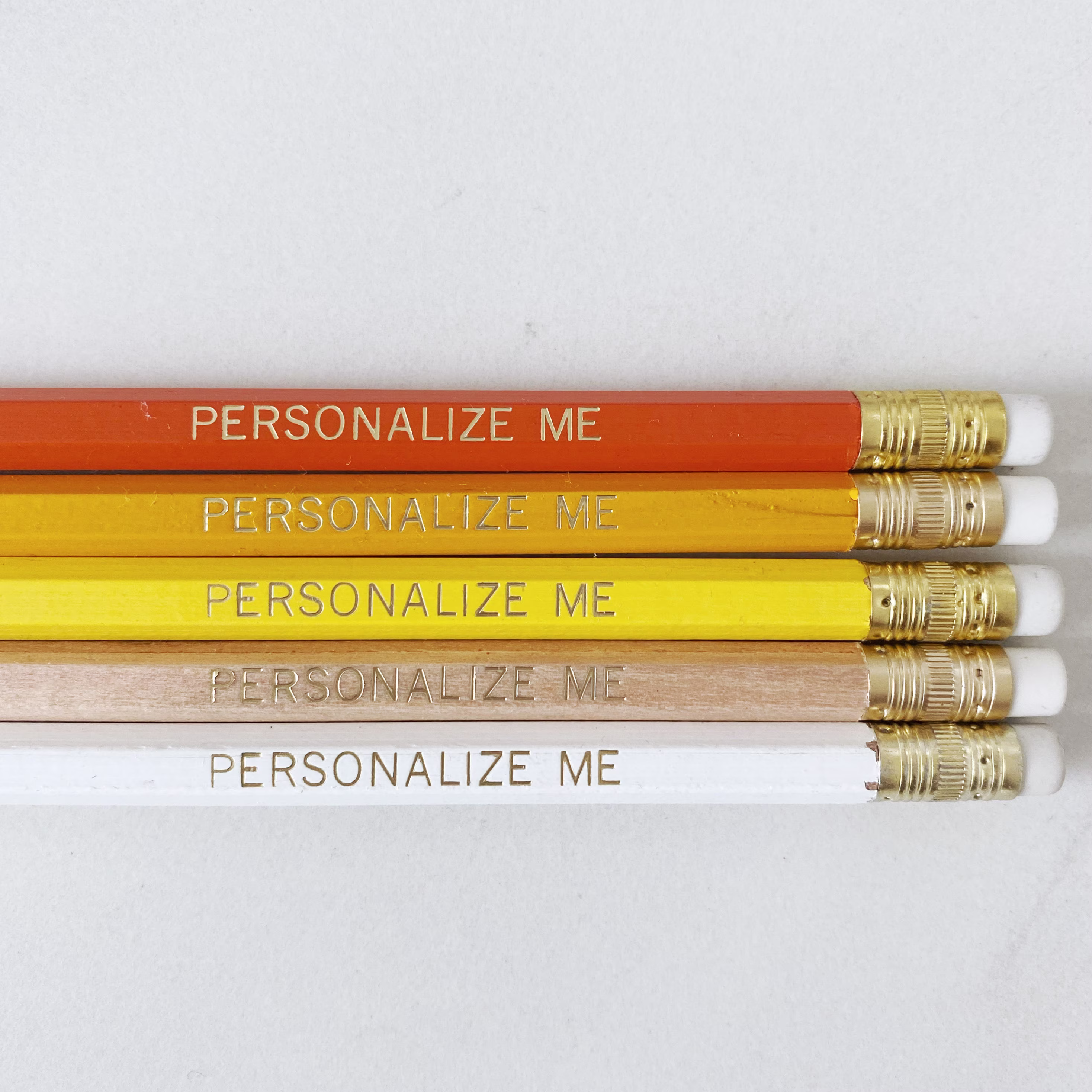 Sunny | Custom Personalized Pencils Set Of 5 Mix & Match |Birthday Gift Student & Kids