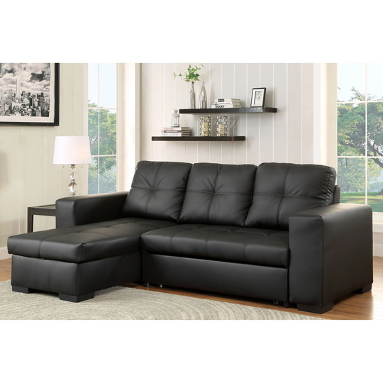 Furniture of America Margeaux 2-piece Storage Sleeper Sectional Sofa