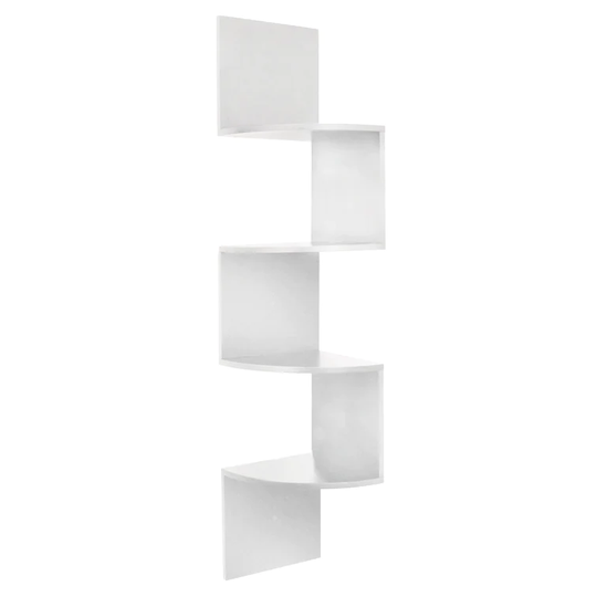 kieragrace Provo Corner Shelf, White