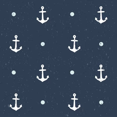 Congo Anchor 10' L x 24" W Peel and Stick Wallpaper Roll