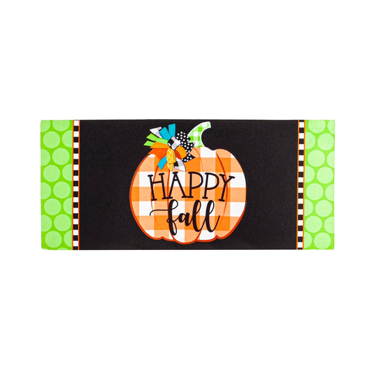 Happy Fall Pumpkin Sassafras Switch Mat - Multi-Color
