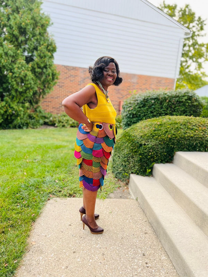 Pencil Skirt, Women Pencil Skirts, Ladies Slim Fit Tight A-Line African Skirts