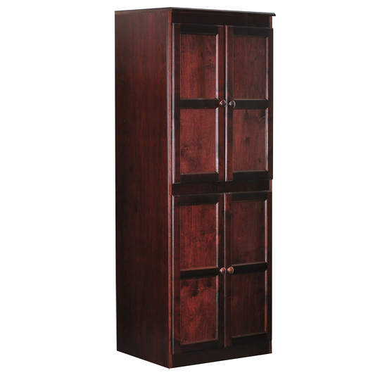 Concepts in Wood Storage Cabinet, 72 inch with 5 Shelves