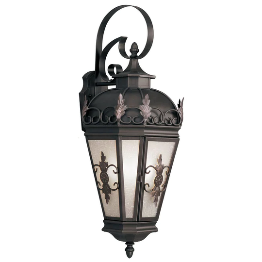 Giuseppe Lighting Three Light Outdoor Wall Lantern Berkshire Bronze - Exact Size