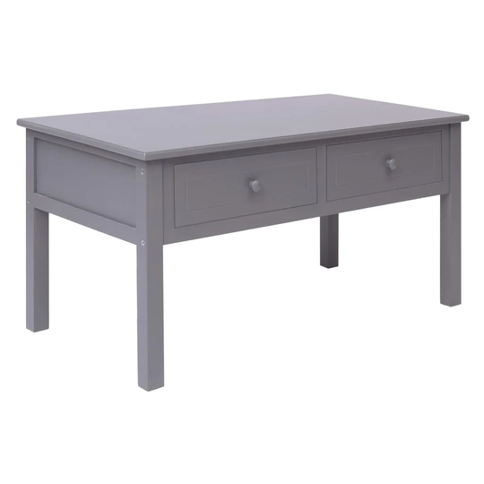 Coffee Table Gray 39.4"x19.7"x17.7" Wood