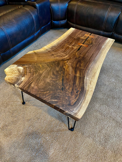 Live Edge Coffee Table - Custom Made To Order