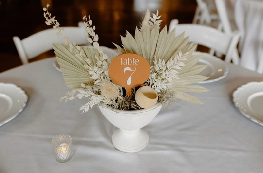Acrylic Wedding Table Numbers | Customized
