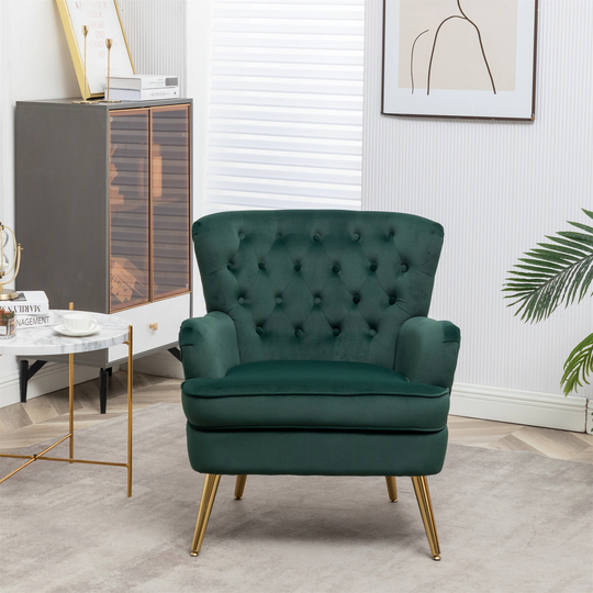 Living Room Chairs Button Tufted Accent Chairs Comfy
