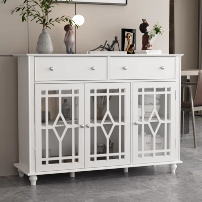 Aneli 47.2" Wide 2 Drawers Sideboard